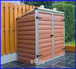 5x3 PALRAM VOYAGER PLASTIC AMBER PENT SHED GARDEN STORE 5ft x 3ft POLYCARBONATE
