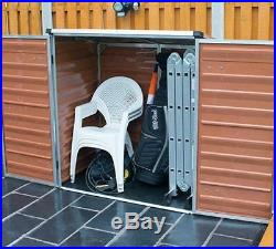 5x3 PALRAM VOYAGER PLASTIC AMBER PENT SHED GARDEN STORE 5ft x 3ft POLYCARBONATE
