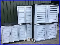6Ft Garden Shed Tall Strong Outdoor Plastic Utility Storage Container Unit Box