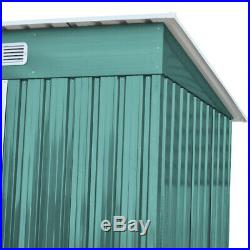 6ft 8ft Metal Garden Shed House In/Outdoor Patio Storage Weatherproof Tool Sheds