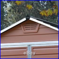 6x10 PALRAM SKYLIGHT PLASTIC AMBER APEX SHED GARDEN STORE 6ftx10ft POLYCARBONATE