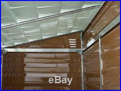 6x4 PALRAM SKYLIGHT PLASTIC AMBER PENT SHED GARDEN STORE 4ft x 6ft POLYCARBONATE