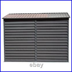9ft x5ft Outdoor Garden Bicycle Shed Bike Tool Storage House Galvanized Steel UK