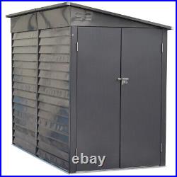 9ft x5ft Outdoor Garden Bicycle Shed Bike Tool Storage House Galvanized Steel UK