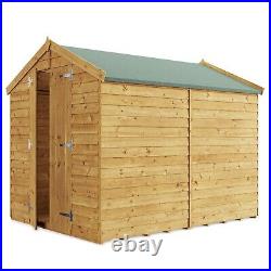 BillyOh Keeper Overlap Apex Wooden Workshop Garden Storage Shed 4x8 up to 16x8