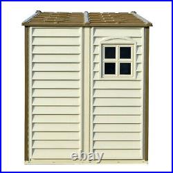 BillyOh StoreAll Apex Plastic Shed Garden Storage with Foundation Kit 8x6