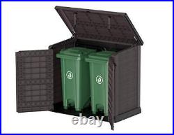 Cedargrain StoreAway 1200L Plastic Garden Storage Shed Flat Lid Outdoor Shelters