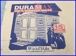 Duramax Vinyl Woodside 10 X 8 Storage Garden Shed