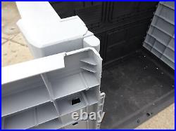 Ex Display Keter Store-it-Out Ace Garden Bin Storage Shed 1200L Grey Damaged #4