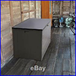 Extra Large 680L Outdoor Garden Storage Box Plastic Utility Chest Waterproof
