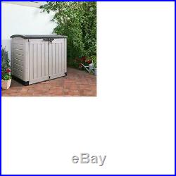 Extra Large Keter Max Outdoor Plastic Garden Home Storage Shed Bins Tools Bikes