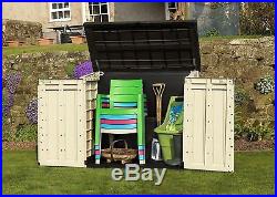 Extra Large Keter Max Outdoor Plastic Garden Home Storage Shed Bins Tools Bikes