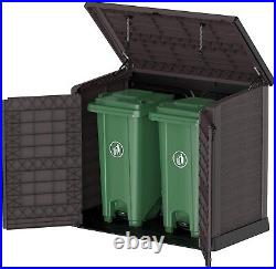 Extra Large Outdoor Garden Patio Tool Storage Box Utility Cabinet Cupboard NEW