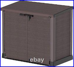 Extra Large Outdoor Garden Patio Tool Storage Box Utility Cabinet Cupboard NEW