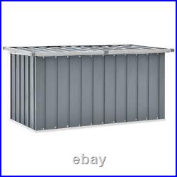 Galvanised Steel Garden Storage Box Chest Utility Box Shed Tools, Waterproof