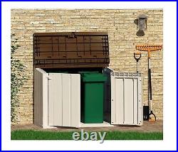 Garden Box Shed Outdoor Plastic Large 842 L Mower Tools Bins Toys Storage