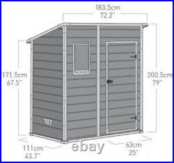 Garden Furniture Durable Shed 6x4 Keter 183.5x111x200 cm 3187L