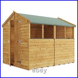 Garden Shed Apex Roof Overlap Outdoor Wooden Storage 4x6 16x8 BillyOh Keeper