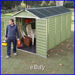 Garden Shed Storage Mercia Plastic 8'x6' Outdoor Building Polycarbonate