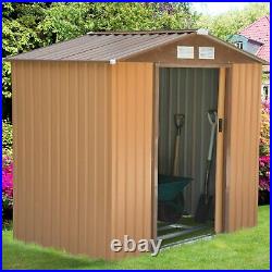 Garden Shed Storage Outdoor Roof Foundation Tool Store Sheds Patio Gardiner Yard