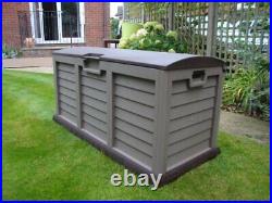 Garden Storage Box Chest Patio Large Weather Waterproof Outside Large 390 L Shed