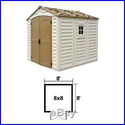 Garden Storage Shed BillyOh DuraPlus Oudoor Plastic Inc Foundation Kit 8 x 8