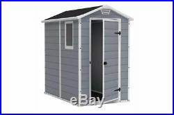 Garden Storage Shed Keter Outdoor Plastic BBQ's and DIY tools 4x6S ft Manor