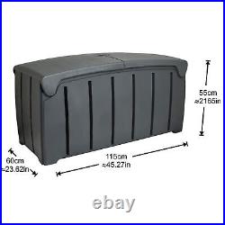 Grey Garden Plastic Storage Box 322L