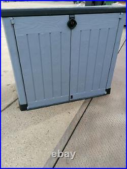 Grey Garden Storage Shed Keter Store-it-Out Ace Bin 1200L Unused Minor Damage #2