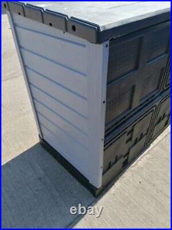 Grey Garden Storage Shed Keter Store-it-Out Ace Bin 1200L Unused Minor Damage #4
