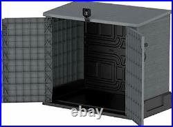 Heavy Duty Waterproof 850L Plastic Garden Storage Shed Outdoor Lockable Storage
