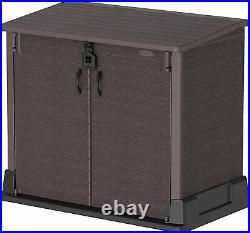 It Out Garden Lockable Storage Box XL Shed OutDooeBike Bin Tool 850L NEW