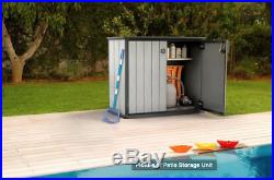 KETER Patio Store Garden Outdoor Waterproof Strong Lockable Storage Unit