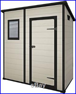 Keter 6 x 4 Manor Pent Plastic Garden Shed Outdoor Storage COLLECTION ONLY CW1
