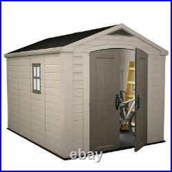 Keter 8ft x 11ft (2.6 x 3.3m) Shed Outdoors Garden Storage PATIO outdoor 10 year