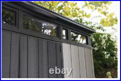 Keter Artisan 11ft x 7ft / 3.2 x 2.1m Garden Grey Storage Shed Floor Included