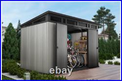 Keter Artisan 11ft x 7ft / 3.4 x 2.1m Garden Plastic Storage Shed with Floor New