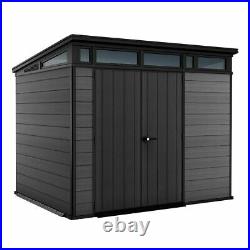 Keter Cortina 9ft 2 x 7ft / 2.8 x 2.1 m Garden Storage Durable Plastic Shed New