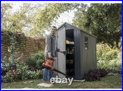 Keter Darwin Shed 6 X 4 Ft Grey Waterproof Garden Storage Shed