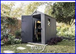 Keter Darwin Shed Grey 6 X 4 Ft Waterproof Garden Storage Shed Cheapest On eBay