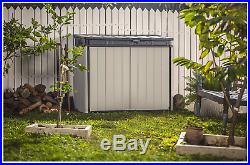 Keter Extra Large Premium Outdoor Garden Storage Shed Weather Resistant New