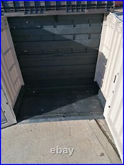 Keter Garden Storage Shed Store-it-Out Midi 880L PreBuilt Brown Minor Damage 1
