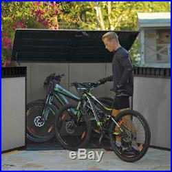 Keter Grande Brushed Shed Store Garden Storage Bike Wheelie Bin XL Size DUOTECH