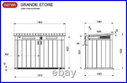 Keter Grande-Store Shed 2020L Garden or Bin Storage Box XXL SIZE 190 x 132 x 109