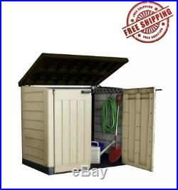 Keter Large Upright Garden Storage Box 1200L Tools Wheely BinNEXT DAY DELIVERY