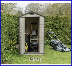 Keter Manor Apex Garden Storage Shed 4 x 6ft Beige ONLY £330 collect WF11 9HS