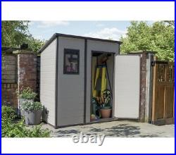 Keter Manor Pent Garden Storage Shed 6 x 4ft Beige ONLY £250 collect WF11 9HS