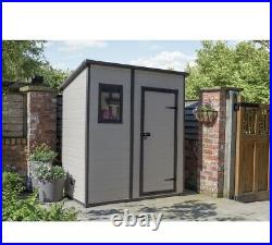 Keter Manor Pent Garden Storage Shed 6 x 4ft Beige ONLY £300 collect WF11 9HS