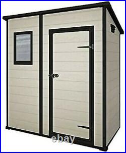 Keter Manor Shed Outdoor Plastic Garden Storage Shed Waterproof Lockable Shed