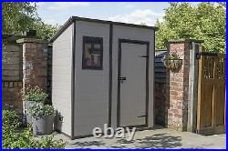Keter Manor Shed Outdoor Plastic Garden Storage Shed Waterproof Lockable Shed